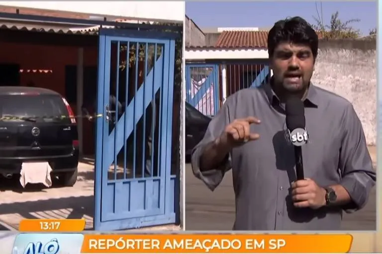 Repórter relatou sua versão do ocorrido