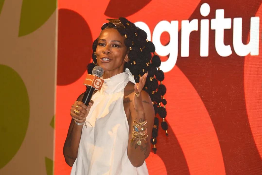 Jornalista no Festival Negritudes da Globo