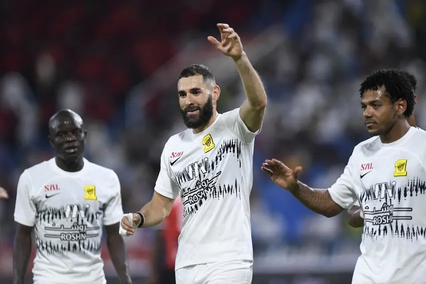 N'golo Kanté, Karim Benzema e Romarinho