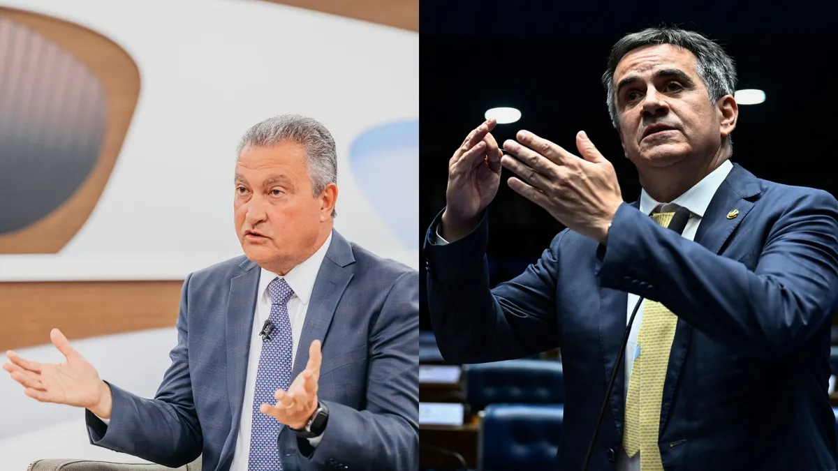 Ministro da Casa Civil, Rui Costa, e o senador Ciro Nogueira