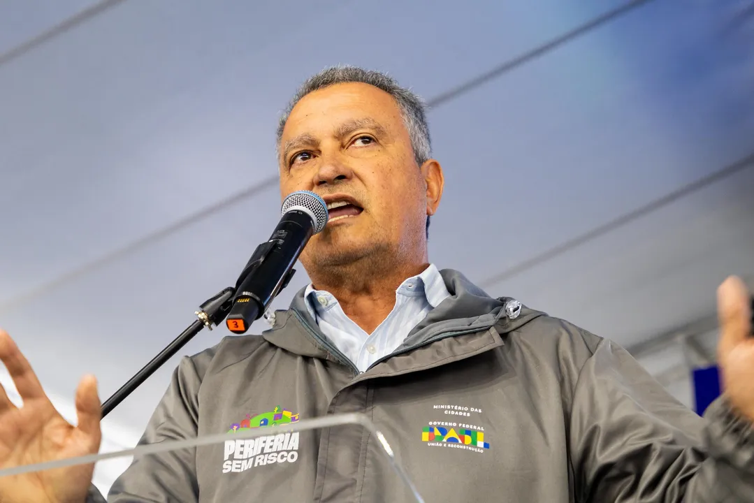 Ministro da Casa Civil, Rui Costa, durante discurso em agenda institucional