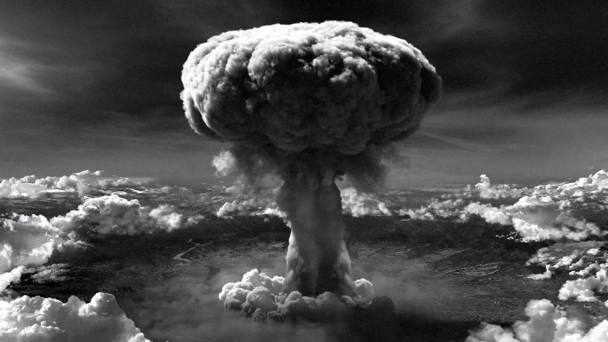 Bomba atômica detonada em Hiroshima