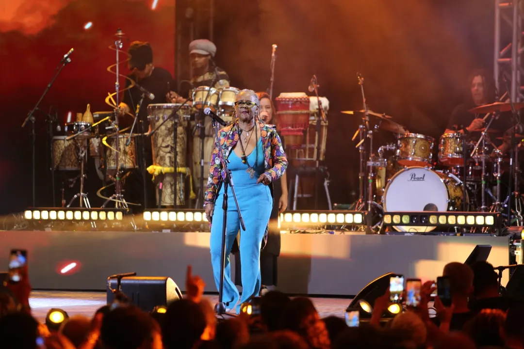 Sandra Sá emocionou o público do Festival A TARDE FM
