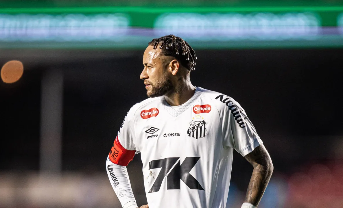 Neymar Jr, atacante do Santos