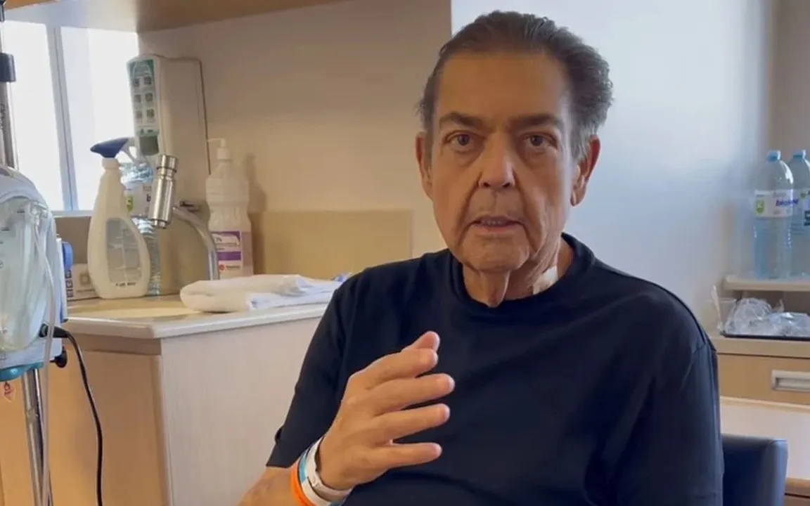 O apresentador não tem previsão de alta