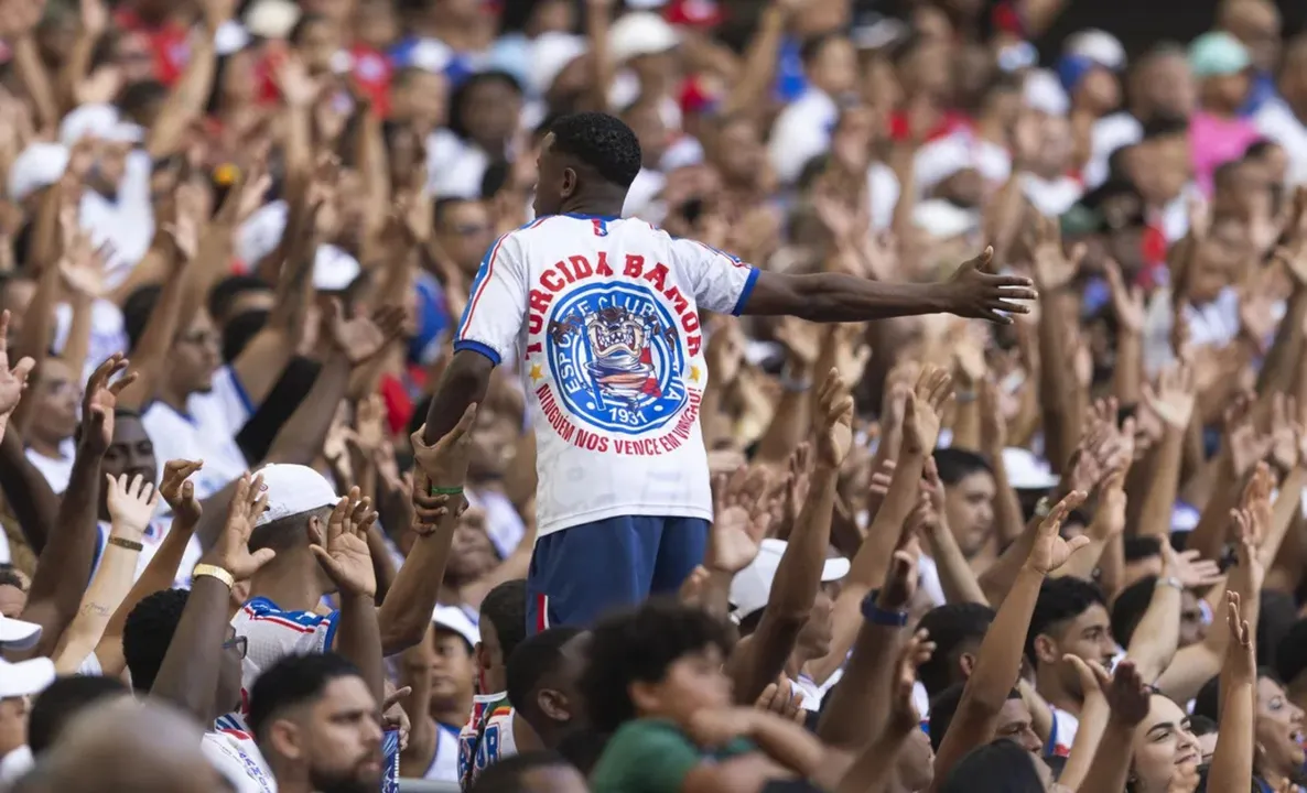 Torcida do Bahia na Arena Fonte Nova