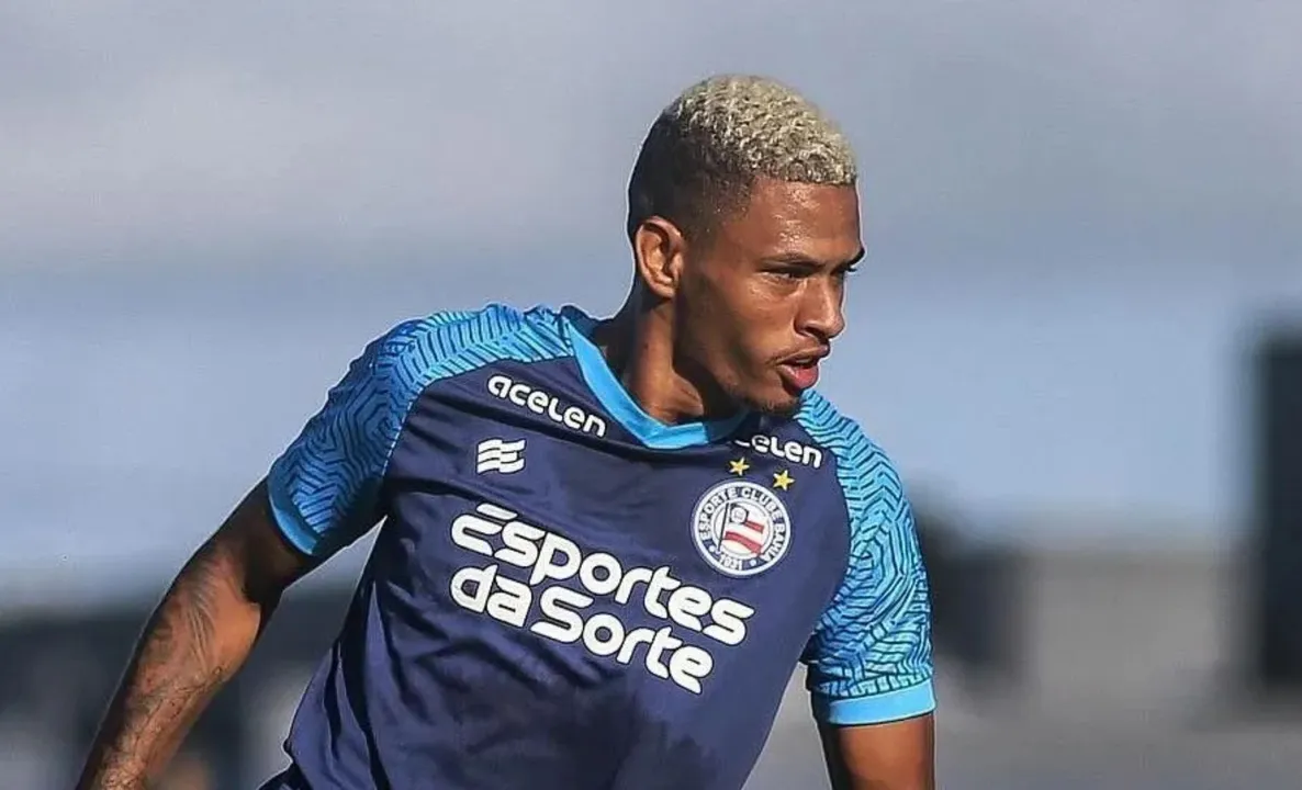 Diego Rosa em treinamento pelo Bahia