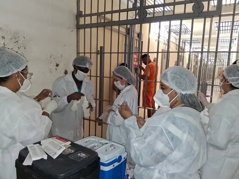 Ainda não há registro de casos entre servidores e policiais penais
