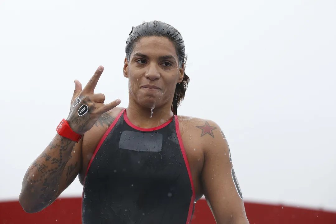 A maratonista Ana Marcela Cunha
