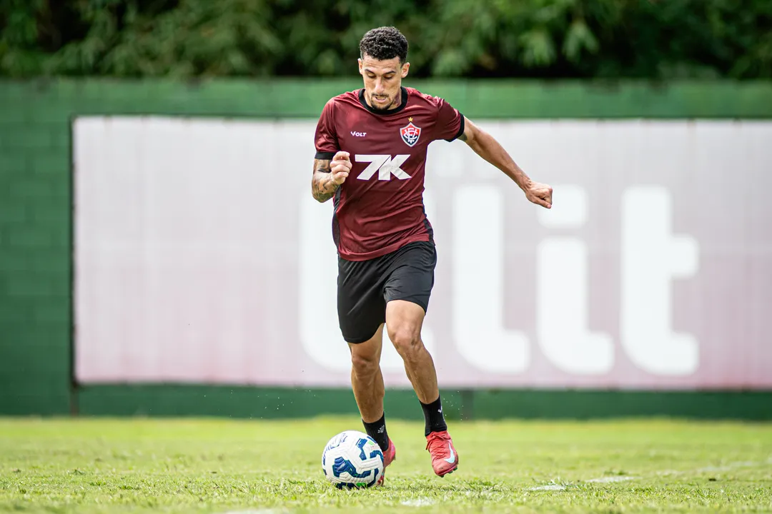 Gabriel Baralhas durante treino desta quinta-feira, 28