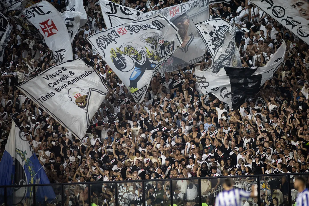 Torcida do Vasco da Gama apoiou o time contra o Atlético-MG