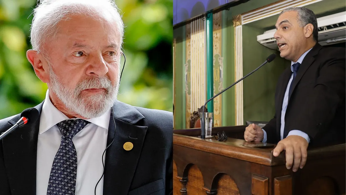 Presidente Lula (PT) e vereador de Salvador, Cezar Leite (PL)