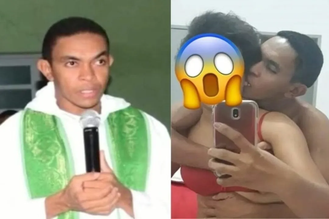 Foi vazado um vídeo íntimo no qual o padre aparece mantendo relações sexuais com uma mulher