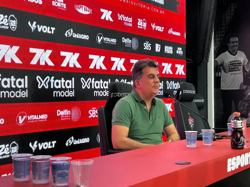 Fábio Mota durante entrevista concedida nesta quarta-feira, 9