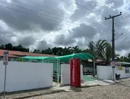 Luiz Caetano, entre a secretária Elci Freitas e a vice-prefeita Déa Santos, anuncia reabertura da Cidade do Saber