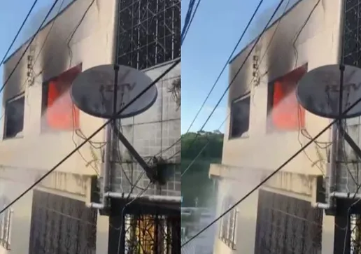 Incêndio teria começado após uma pane elétrica
