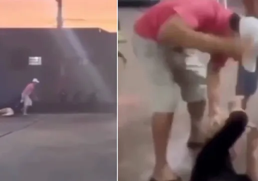 A agressão aconteceu na tarde desta quarta-feira, 30