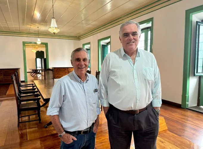 Conselheiro Rodolfo Tourinho e o provedor, Jayme Garcia Rosa Filho