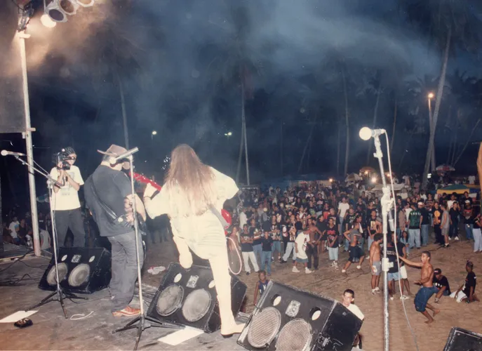 Palco do ROCK de 1998