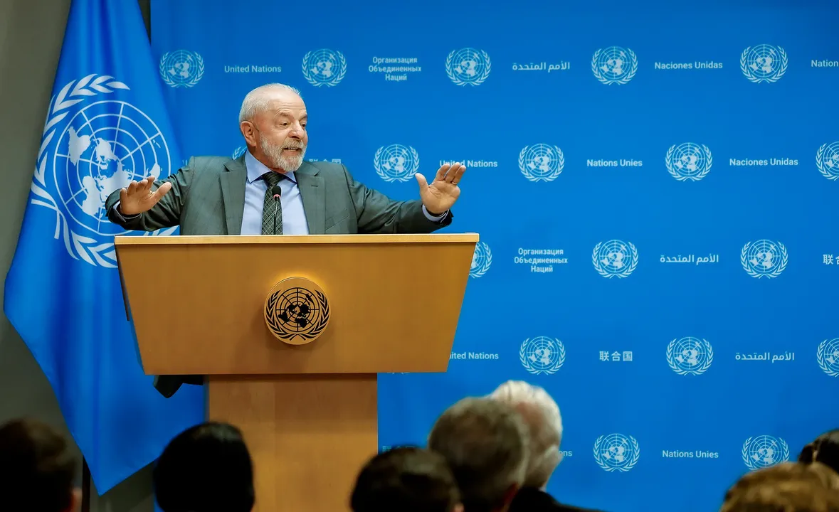 Presidente Lula (PT) durante discurso na ONU
