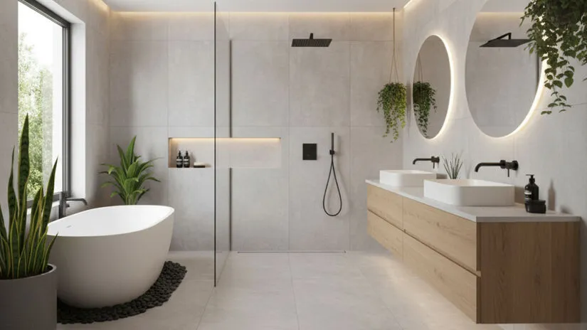 walk-in shower