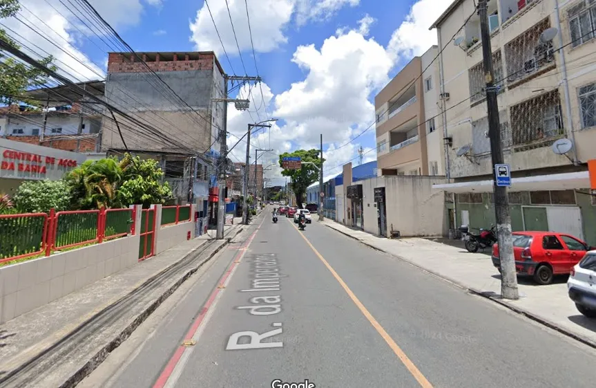 Rua onde ocorreu a agressão no bairro do Bonfim (ilustração)
