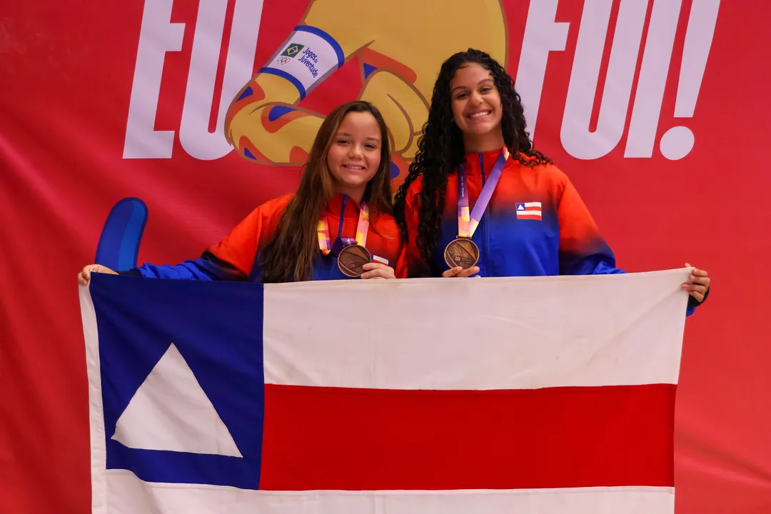 Samara Brandão e Suane Audir, medalhistas dos Jogos da Juventude