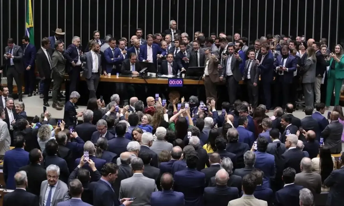 Plenário de votação Câmara
