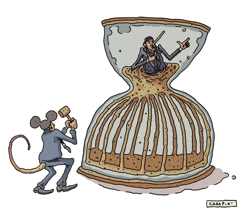 Charge de Túlio Carapiá