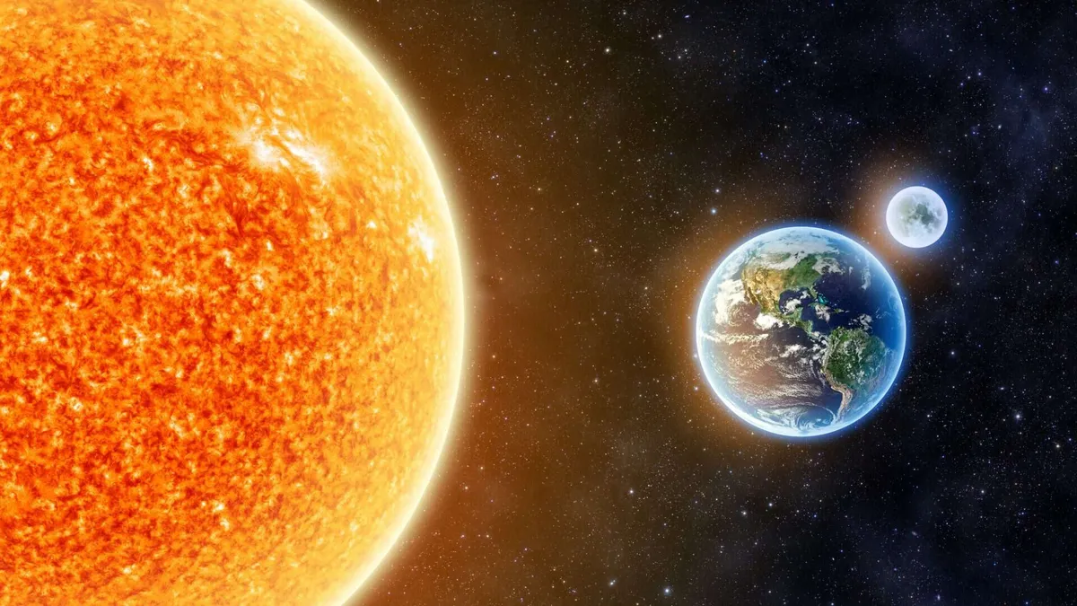Brilho solar em alta