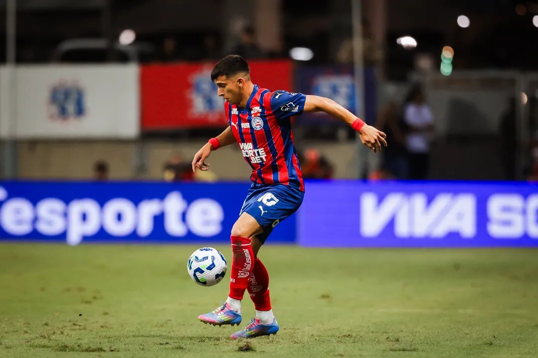 Sanabria em sua estreia pelo Bahia