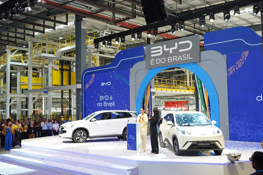 Inauguração da fábrica da BYD em Camaçari