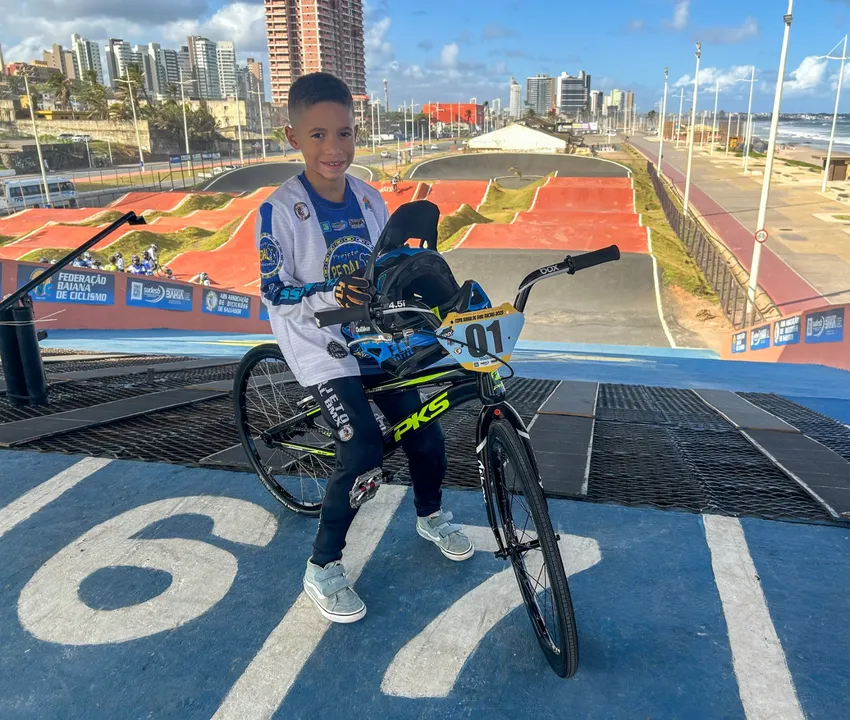 Ruan Miguel, campeão brasileiro de bicicross
