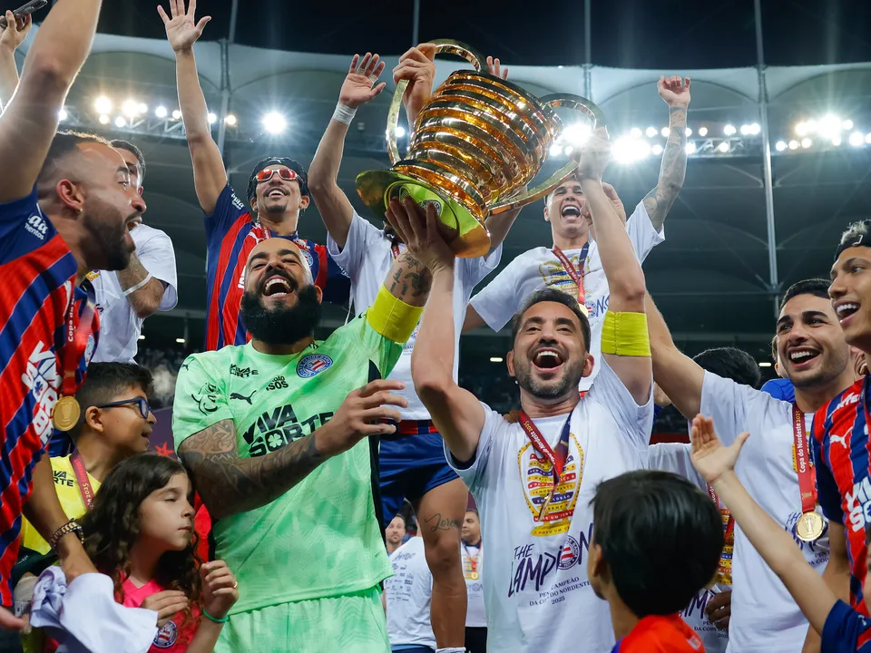 Bahia foi campeão da Copa do Nordeste em 2025