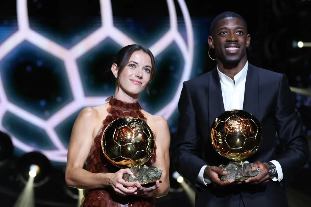 Ousmane Dembelé e Aitana Bonmatí, vencedores da Bola de Ouro 2025