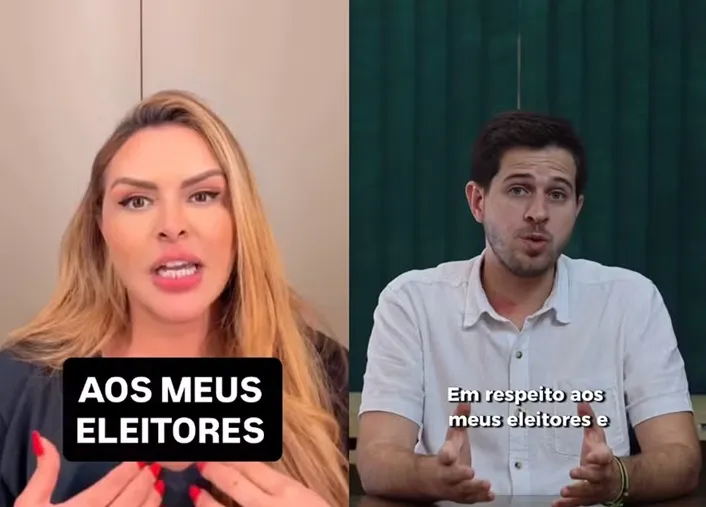 Parlamentares usaram as redes sociais para se retratar
