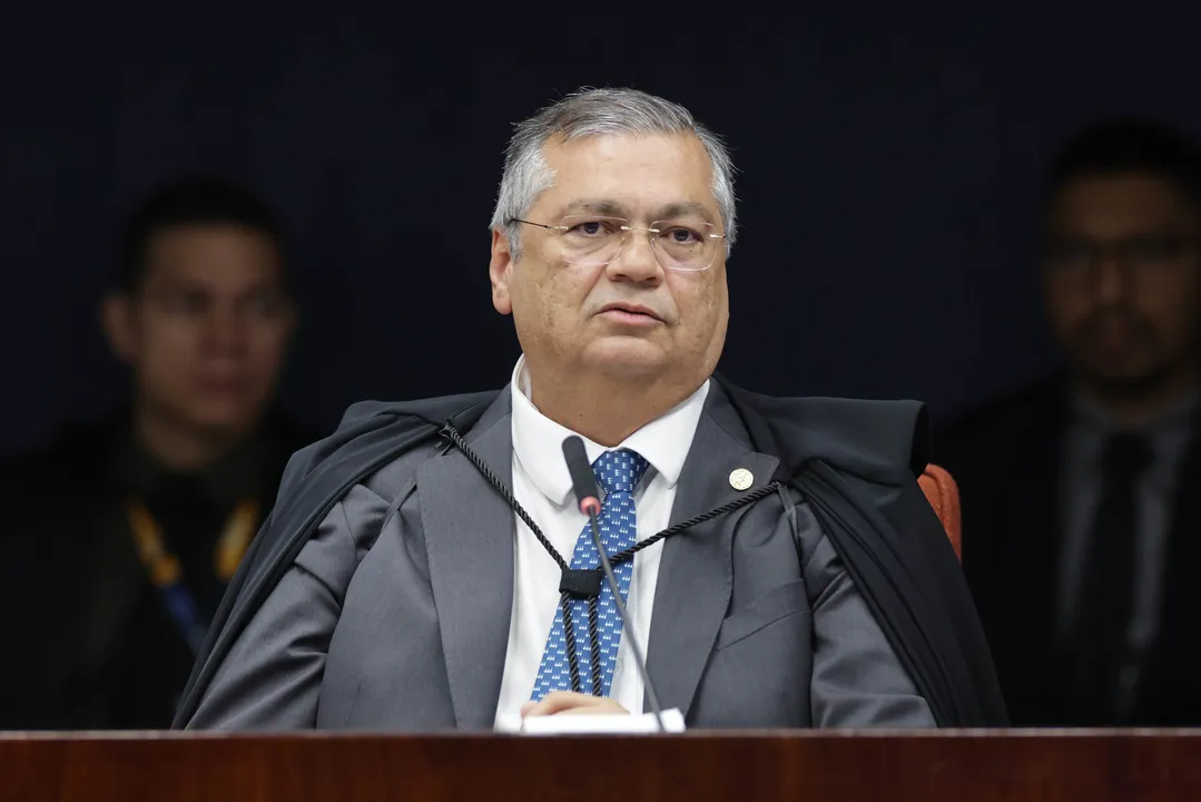 Ministro Flávio Dino durante julgamento no STF