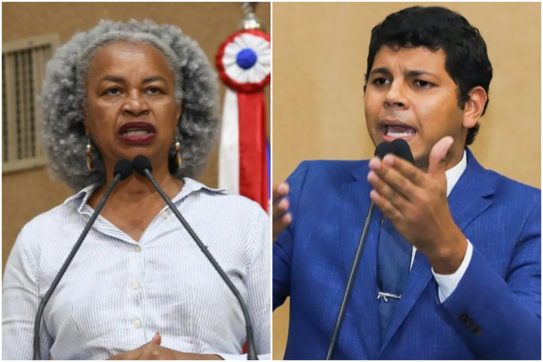 Deputados Olívia Santana (PCdoB) e Diego Castro (PL)