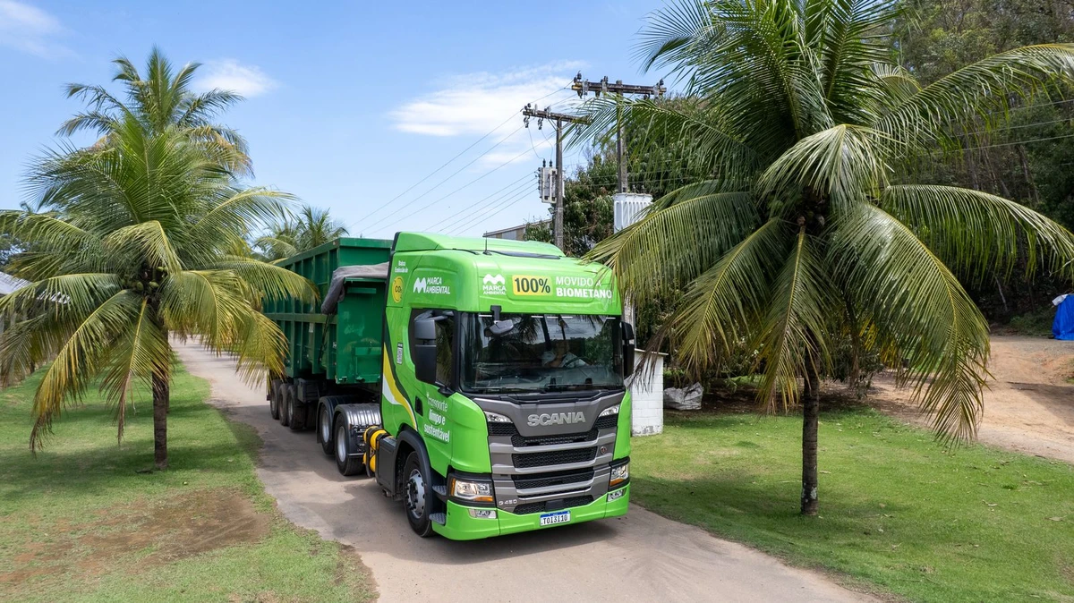 Marca Ambientel já iniciou a operação com dois caminhões movidos a biometano
