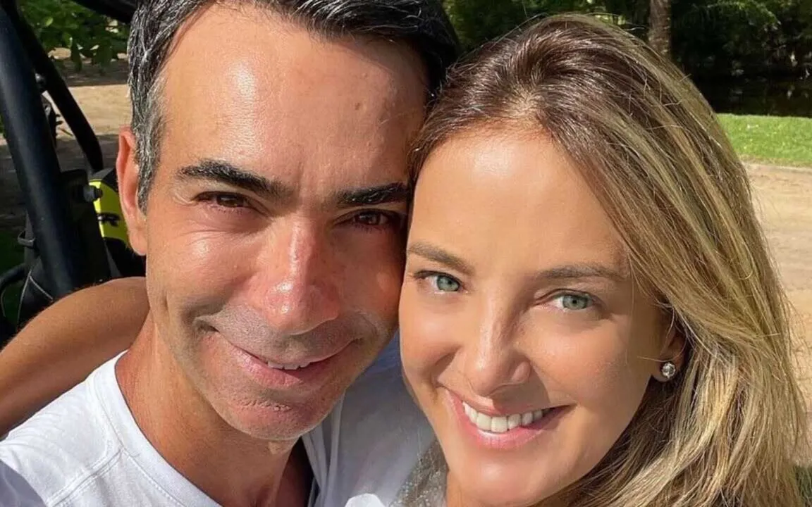 César Tralli e Ticiane são casados