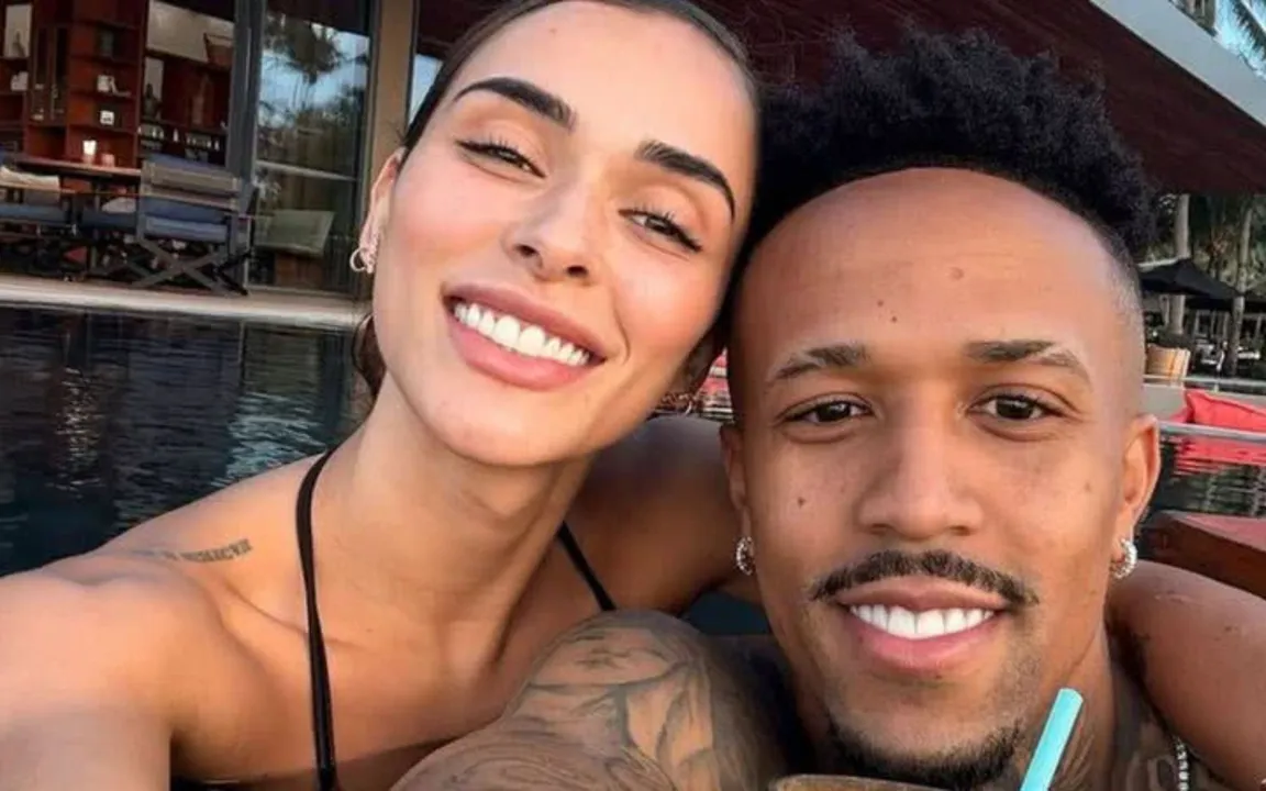 Tainá e Éder Militão se casaram recentemente