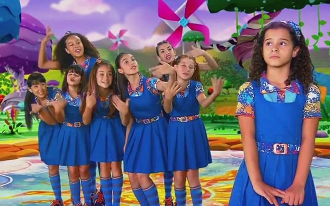 A atriz integrou o elenco quando ainda era criança