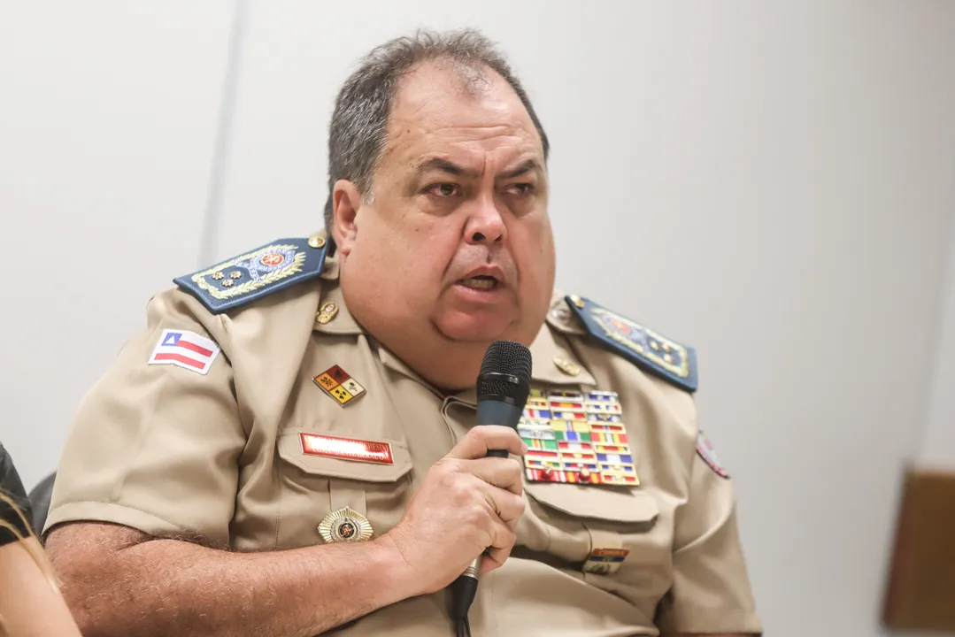 O coronel Adson Marchesini, ex-comandante do Corpo de Bombeiros da Bahia