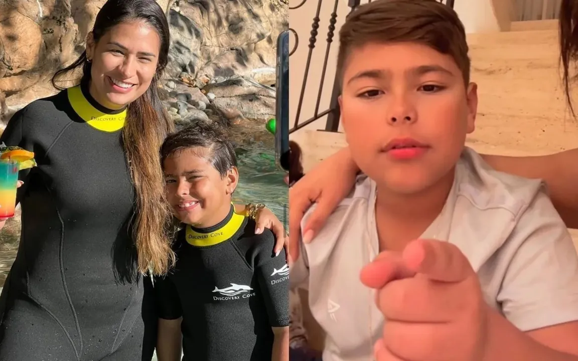 Filho de Simone Mendes