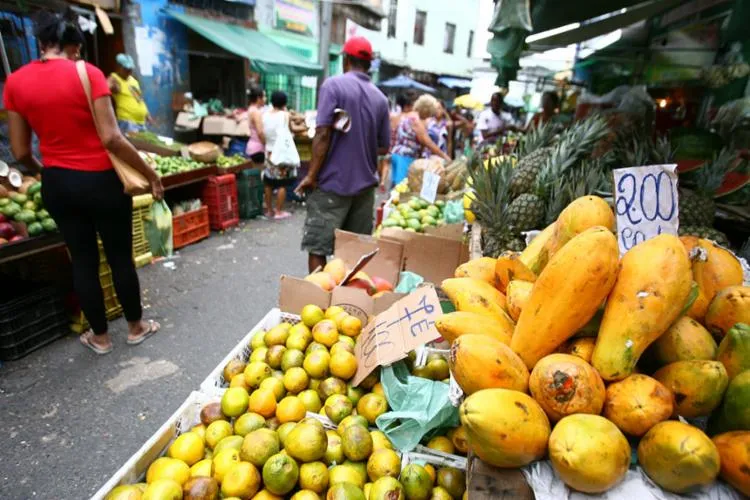 Feira de frutas e hortaliças
