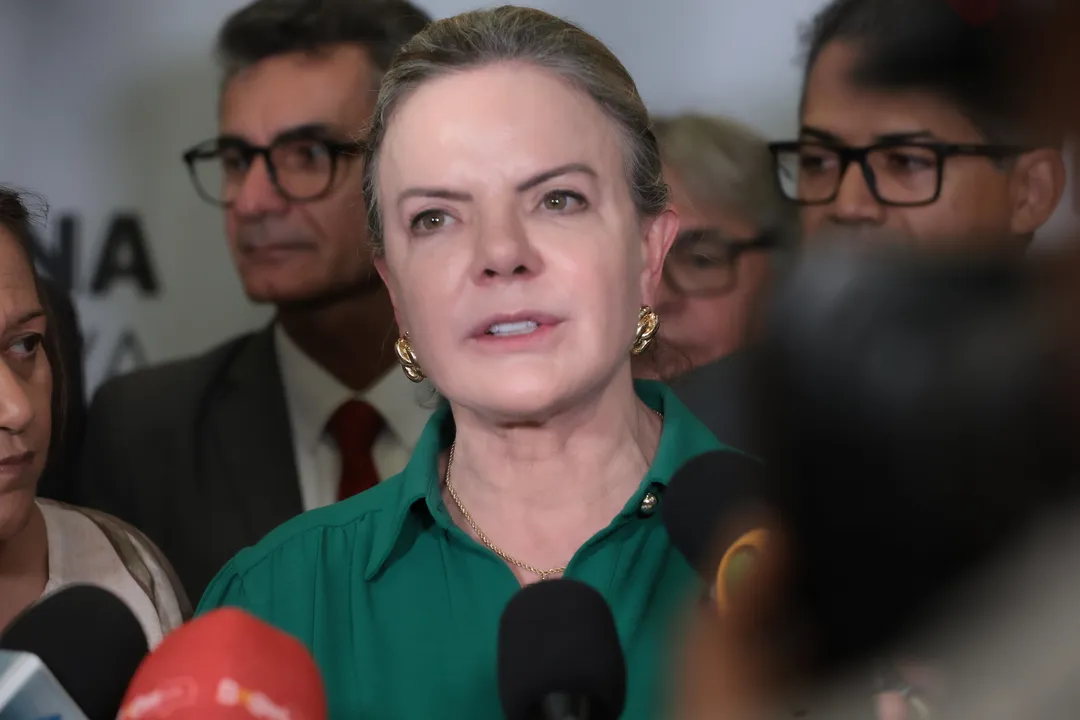 A ministra das Relações Institucionais, Gleisi Hoffmann
