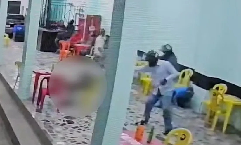 Segundo a Polícia Militar, o crime ocorreu por volta das 19h30, no Bar do Cal, situado na Rua Tiago Leite