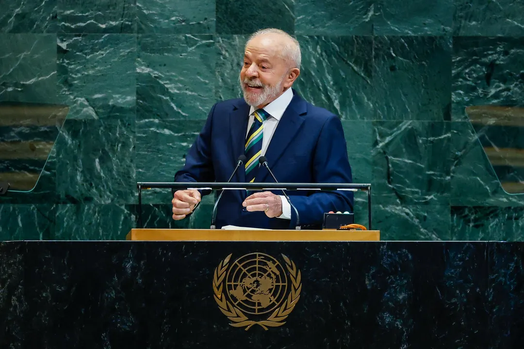 Presidente Lula (PT) durante discurso na ONU