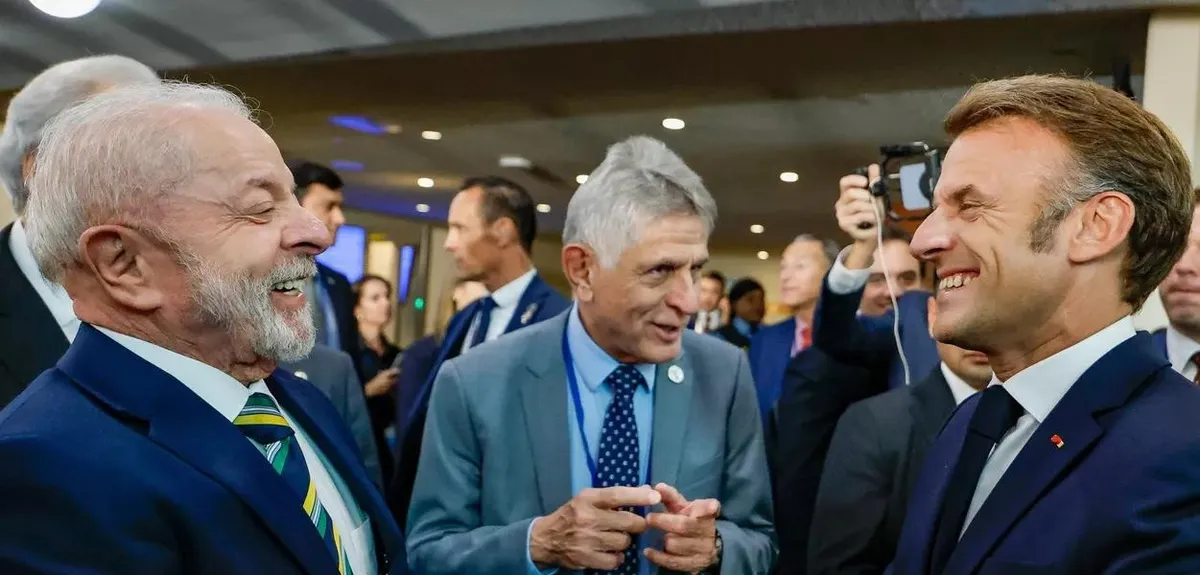 Lula e Macron na ONU