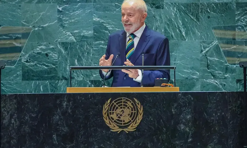 Presidente Lula em discurso na ONU